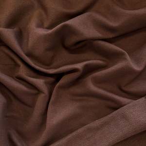 Loop Back Sweatshirt Jersey - Chocolate