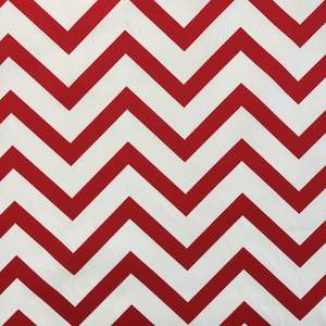 Canvas: Printed Canvas - Red Chevron