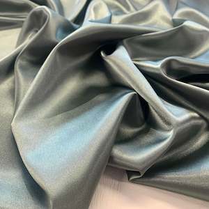 Lightweight Polyester Satin - Eucalyptus