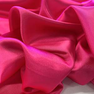 Lining: Lightweight Polyester Satin - Hot Pink