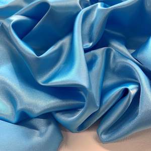 Lining: Lightweight Polyester Satin - Azure