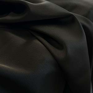 Ripple Effect Semi Matte Satin - Black