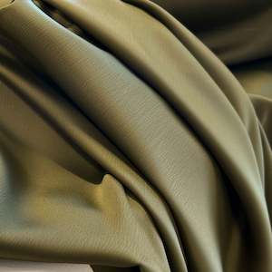 Ripple Effect Semi Matte Satin - Olive