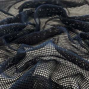 Maui Mesh Cotton Lace - Black