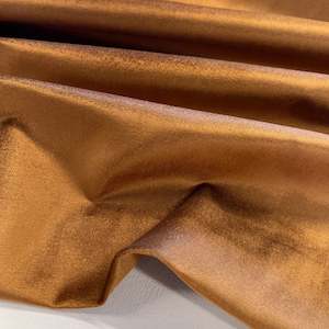 Cotton Rayon Spandex Velveteen - Caramel