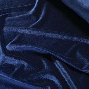 Velvet: Stretch Velvet Jersey - Navy