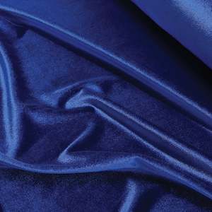 Velvet: Stretch Velvet Jersey - Royal