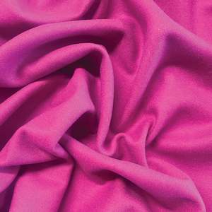 Wool Viscose Melton Coating - Lipstick