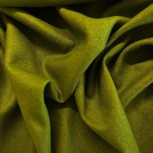 Wool Viscose Melton Coating: Wool Viscose Melton Coating - Chartreuse
