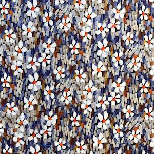 Devonshire Cotton Poplin Print - Blues & Lilac