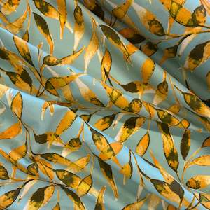 Firefly Cotton Poplin Print - Green