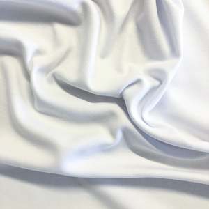 Cotton Interlock - White