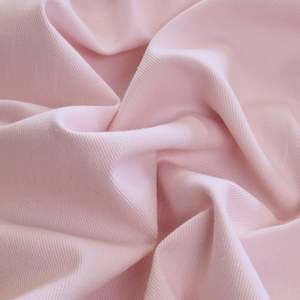 All Fabric: Heavy Stretch Cotton Drill Deadstock - Pale Pink