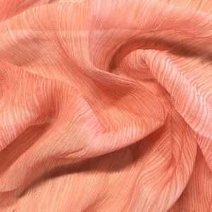 Deadstock: Silk Yoryu Crinkle Chiffon Deadstock - Mimosa