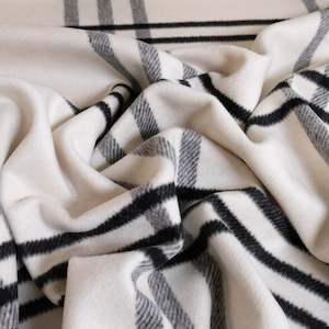 Fabric Wool: Wool Blend Coating - Roslin White