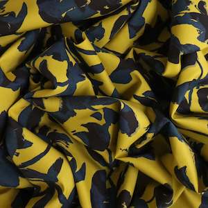 Floral Printed Cotton Poplin Designer End - Truvy