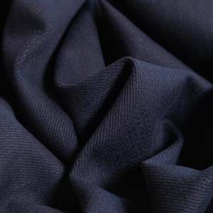 Fabric Denim: Coloured Stretch Denim - Ink