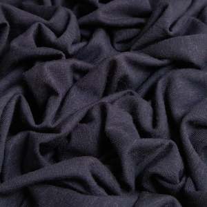 Rayon Linen Spandex Slub Knit - Navy