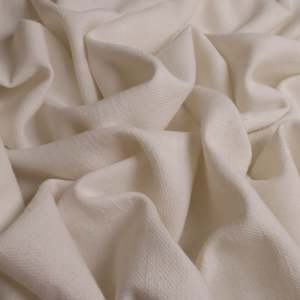 Midweight Pre-Washed Linen Cotton 250gsm - White