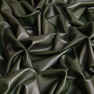 PU Coated Stretch Knit – Khaki