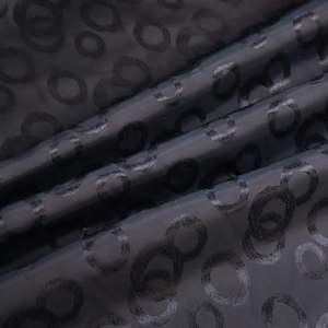 Showerproof Nylon Jacquard Spot Deadstock - Navy