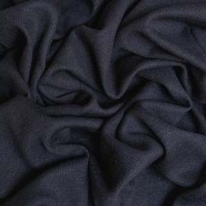 Rib: Modal Silk Fine Rib Knit - Midnight Ink