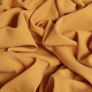 250gsm Cotton Spandex Rib Knit - Mustard (Last Chance)
