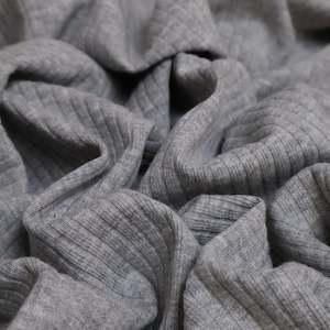 Wide Rib Knit - Grey Marle