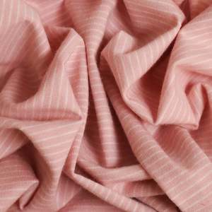 Cotton Spandex Pinstripe Knit - Pink