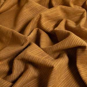 Linen Cotton Self Stripe Knit - Ginger