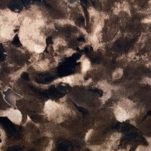 Abstract Watercolour Print Deadstock - Coffee