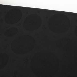 Cotton Linen Viscose Jacquard Deadstock - Tallulah Black