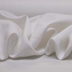 Washed Linen Cotton - White