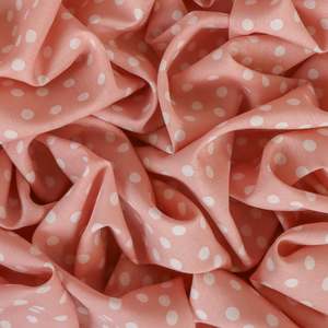 Viscose Polka Dot Print - Dotty Petal