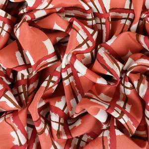 Printed: Viscose Print - Crossroads Red