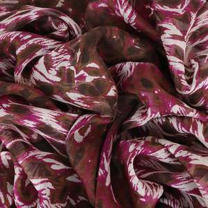 Silk Printed Chiffon Deadstock - Entangled