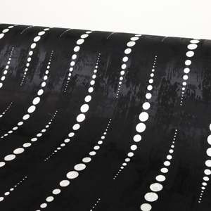 Deadstock: Woven Jacquard Deadstock - Lantern Black White