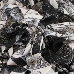 Deadstock: Printed Polyester Chiffon Deadstock - Imagine