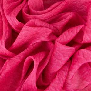 Lightweight Silk Linen Slub Print Deadstock - Pink Galaxy