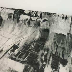 Lightweight Silk Linen Slub Print Deadstock - Not Pollock