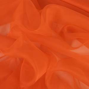 All Fabric: Silk Organza Deadstock - Orange