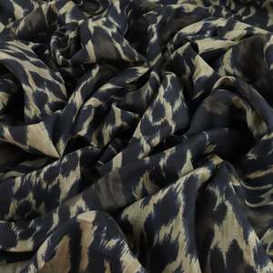 Lightweight Silk Cotton Print Deadstock - Leo