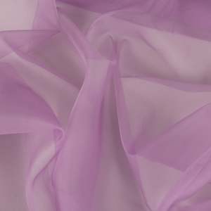 Chiffon Georgette Organza: Silk Organza Deadstock - Lavender