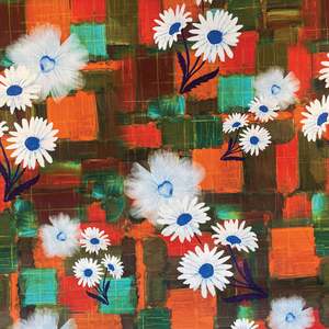 Infinite Cotton Print - Orange