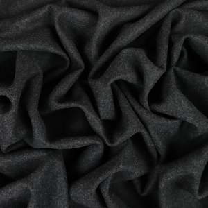 All Fabric: Wool Blend Coating Designer Ends Deadstock - Charcoal Heather