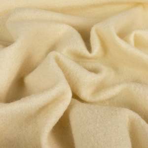 100% Boiled Wool 385gsm - Cream