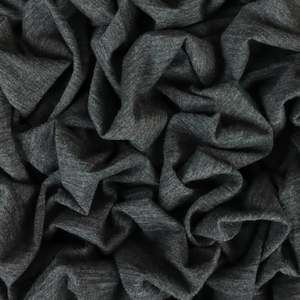 100% Australian Merino Jersey Knit 200gsm - Charcoal Marle