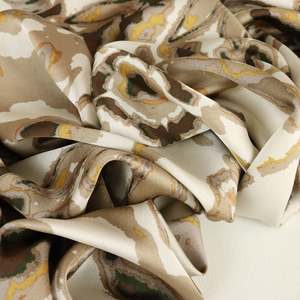 Printed: Abstract Printed Poly Satin - Wild One