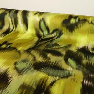 Printed: French Viscose Printed Satin Designer End - Downtown