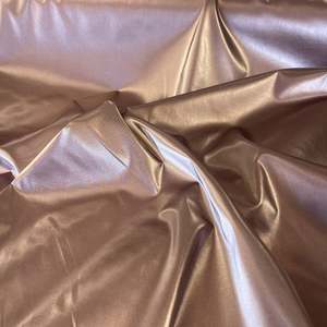 Water-Resistant Coated Cotton - Metallic Blush
